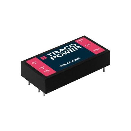 TRACOPOWER Izolovaný převodník DC-DC TEN 40WIRH, výstup: 5.1V dc 3 kV dc, Vin 160V dc 8 A, Vin 36V 40 W -40 °C 70 °C