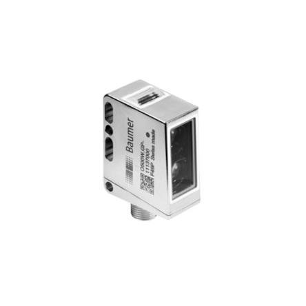 Baumer Fotoelektrický snímač LED Pravoúhlý 12-kolíkový M4, výstup: Dvojčinný Světelná závora SmartReflect IP68, IP69K