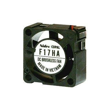 Nidec Components Axiální ventilátor, řada: F17FA, průtok vzduchu: 0.01 m³/min 231 mW 3.3V dc 70 mA 17 mm 17mm 17 mm