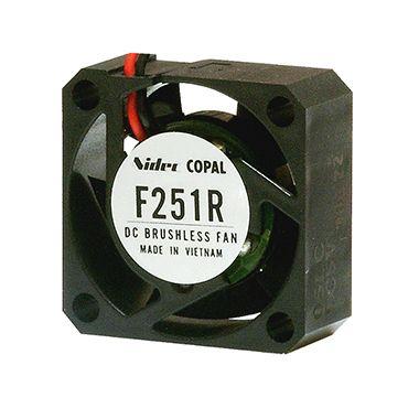 Nidec Components Axiální ventilátor, řada: F251R, průtok vzduchu: 0.04 m³/min 300 mW 5V dc 60 mA 25 mm 25mm 25 mm