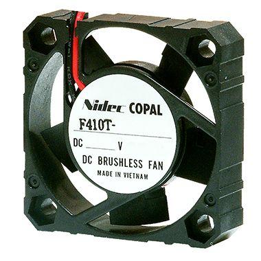 Nidec Components Axiální ventilátor, řada: F410T, průtok vzduchu: 0.15 m³/min 400 mW 5V dc 80 mA 40 mm 10mm 5.6 mm