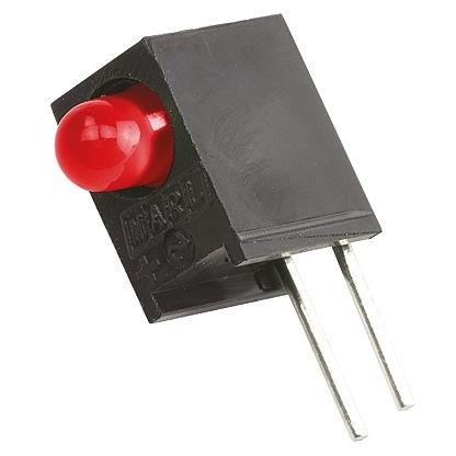 PCB LED indikátor 113-305-04 barva Červená Pravý úhel 1 LED 3 mm (T-1) Marl 2 V