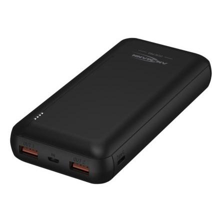 Ansmann Přenosná nabíječka power bank, podporovaný počet zařízení: 3 20 Ah Sada lithium-polymerové dobíjecí baterie 12V,