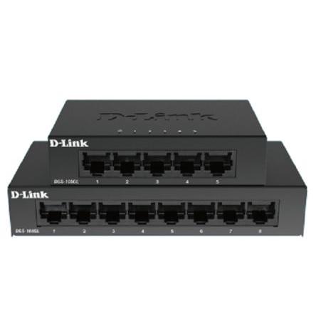 Gigabitový switch, model: 8-Port Gigabit Unmanaged Desktop Switch DGS-105 8portový D-Link Neřízený