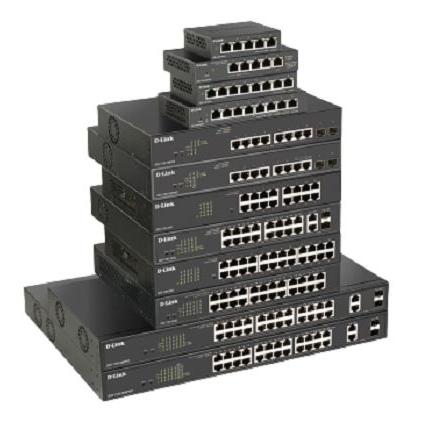 Gigabitový switch, model: 8-Port Gigabit Smart Managed Switch 8portový D-Link Inteligentní