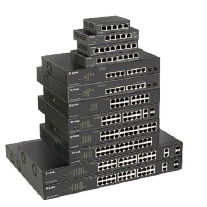 Gigabitový switch, model: 24-Port Gigabit Smart Managed Switch 24portový D-Link Inteligentní