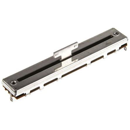 Posuvný potenciometr 1otáčkový, řada: RS60N 10 kΩ 20 % 0.1 W Kluzné, Pájecí očko 1 Alps Alpine 60 mm