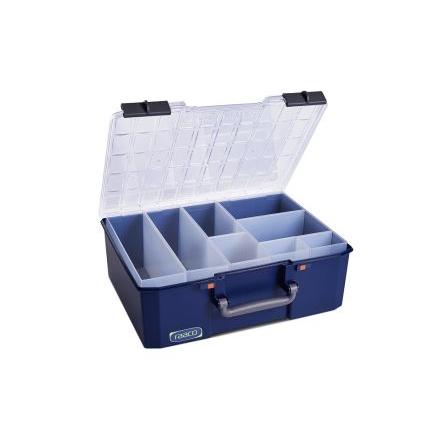 Přihrádková krabice 8 přihrádek Modrá Raaco Nastavitelné přepážky 147 mm x 413mm x 330 mm Raaco