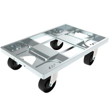 Vozík Ocel nosnost 300 kg 400mm, délka: 600 mm x 400 mm RS PRO