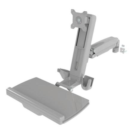 RS PRO Rameno pro monitor Stříbrná