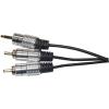 Audio kabel 2× Cinch – Jack 3,5 mm stereo, 1,5 m