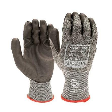Tilsatec Rukavice Černá, Šedá No Laminát, Polyamid, Polybutylentereftalát, Spandex Polyuretan 8