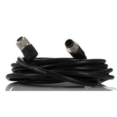 Kabel ovladače snímače, A: Vnitřní, A: Pravoúhlý 8, B: M12, B: Vnější, 30V 8, IP67, řada: RS PRO RS PRO 5 m