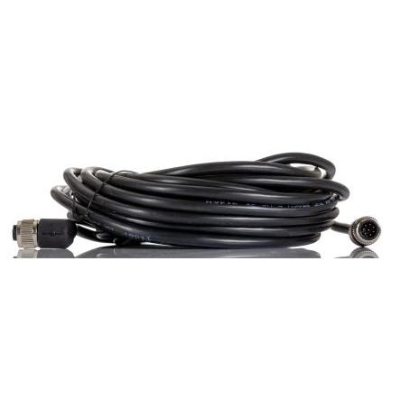 Kabel ovladače snímače, A: Vnitřní, A: Pravoúhlý 8, B: M12, B: Vnější, 30V 8, IP67, řada: RS PRO RS PRO 10 m