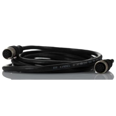 Kabel ovladače snímače, A: Vnitřní, A: Rovný 8, B: Přímý, B: Vnitřní, 30V 8, IP67, řada: RS PRO RS PRO 5 m