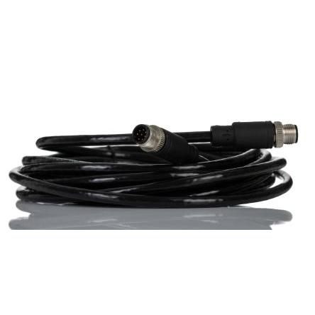 Kabel ovladače snímače, A: Vnější, A: Rovný 8, B: Přímý, B: Vnější, 30V 8, IP67, řada: RS PRO RS PRO 5 m