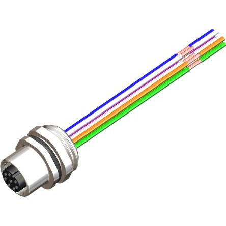 Kabel ovladače snímače, A: Vnitřní, A: Rovný 12, B: Bez koncovky, B: Neuzavřený, 30V 8, IP67, řada: RS PRO RS PRO 500 mm