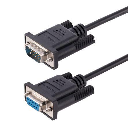 StarTech.com Sériový kabel, A: Vnitřní délka 3 m, A: D-Sub 9pin, B: Vnější, Polyvinylchlorid