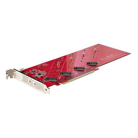 Adaptér pevného disku StarTech.com Karta adaptéru M.2, 128 x 290 x 23 mm M.2 PCIe, PCIe x16 Klíč M2 M