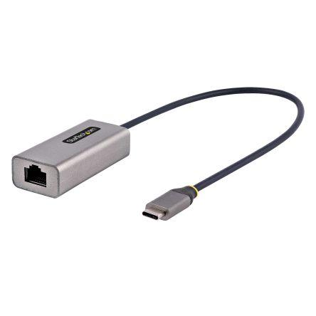 StarTech.com Adaptér USB na Ethernet 300 mm Šedá, Černá 1000Mbps