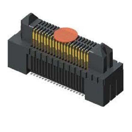 Patice PCB, řada: ERF5, orientace těla: Rovný, rozteč: 0.8 mm Vodič-deska, počet kontaktů: 20, počet řad: 2, Povrch