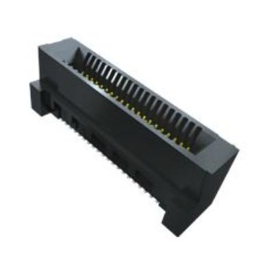 Hranový konektor, orientace těla: Rovný, rozteč: 0.8 mm Vodič-deska, počet kontaktů: 80, počet řad: 2, Povrch Pájecí