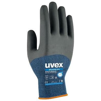 uvex Pracovní rukavice Ne Černá, Modrá ISO 21420:2020, EN 388:2016 + A1:2018 Elastan 2 1 2 Na bázi vody a polymerních