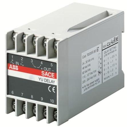 ABB, Elektronický zpožďovač, pro použití s: E1, E1.2, E2, E2.2, E3, E4, E4.2, E6, E6.2, T7, T8, X1, XT7-XT7M, rozsah: