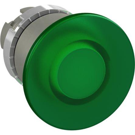 ABB Tlačítkový spínač, řada: 1SFA1 Zelená Okamžité, průměr výřezu: 40 mm IP66