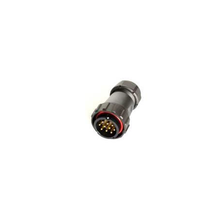 Kulatý konektor, počet kontaktů: 10, Kabel, velikost: Standard RS PRO, pohlaví kontaktu: Vnější, orientace těla: Rovný