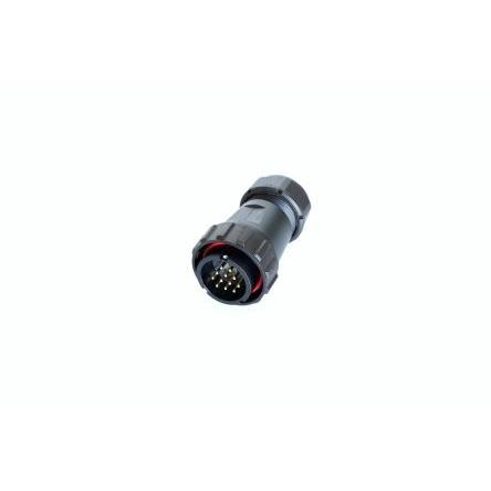 Kulatý konektor, počet kontaktů: 12, Kabel, velikost: Standard RS PRO, pohlaví kontaktu: Vnější, orientace těla: Rovný