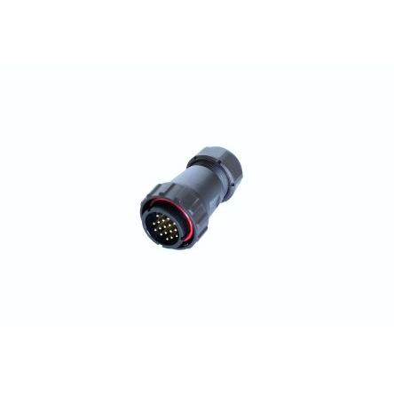 Kulatý konektor, počet kontaktů: 17, Kabel, velikost: Standard RS PRO, pohlaví kontaktu: Vnější, orientace těla: Rovný