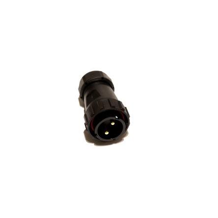 Kulatý konektor, počet kontaktů: 2, Kabel, velikost: Standard RS PRO, pohlaví kontaktu: Vnější, orientace těla: Rovný