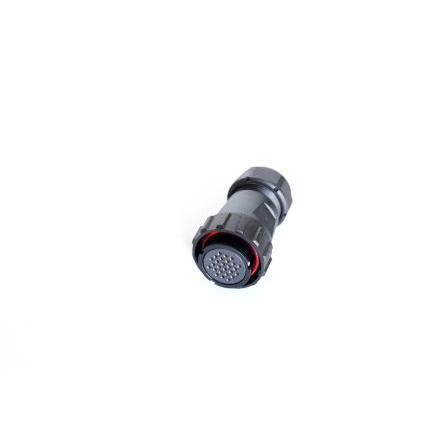 Kulatý konektor, počet kontaktů: 35, Kabel, velikost: Standard RS PRO, pohlaví kontaktu: Vnější, orientace těla: Rovný