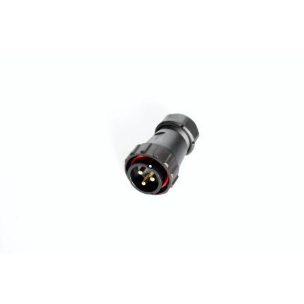 Kulatý konektor, počet kontaktů: 3, Kabel, velikost: Standard RS PRO, pohlaví kontaktu: Vnější, orientace těla: Rovný