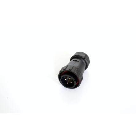 Kulatý konektor, počet kontaktů: 4, Kabel, velikost: Standard RS PRO, pohlaví kontaktu: Vnější, orientace těla: Rovný