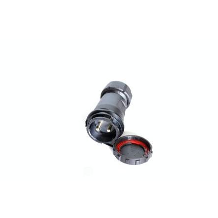 Kulatý konektor, počet kontaktů: 2, Kabel, velikost: Standard RS PRO, pohlaví kontaktu: Vnější, orientace těla: Rovný