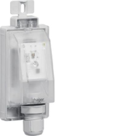 Hager Regulátor osvětlení, rozsah: ÉLECTRONIQUE, typ řadiče: Spínač snímače, typ snímače: Pološero, Povrch montáž,
