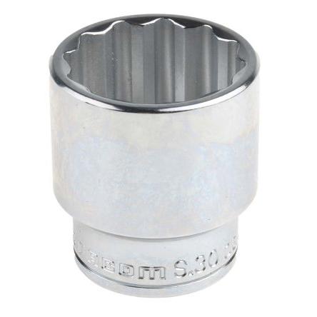 Zásuvka 1/2 in pohon 30 mm 12 bodů Čtvercový, celková délka: 44mm Facom