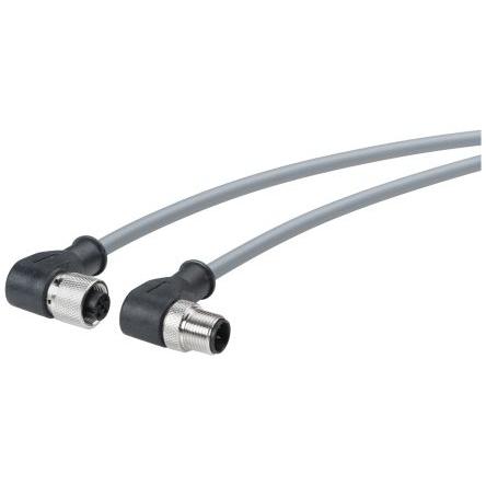 Kabel ovladače snímače, A: Vnější, A: Pravoúhlý 4, B: M12, B: Vnitřní, 300V 4, IP67, řada: ET 200 Siemens 1 m