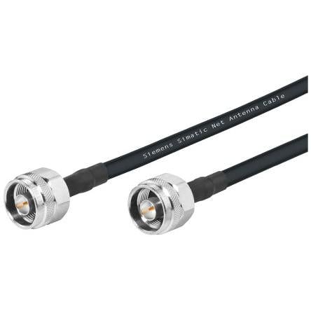 Koaxiální kabel, řada: N Type IWLAN, Černá RADOX, vnější průměr: 5.5 mm OD 1 m 50 Ω Siemens S koncovkou