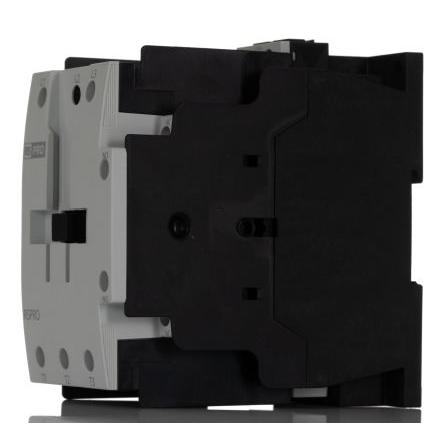 RS PRO 1 NO, 1 NC Stykač napětí ve vinutí 24V ac 3pólový 72 A 690V 37 kW s 1 NO/1 NC kontakty 24V ac Elektromechanické