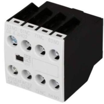 RS PRO Pomocný kontakt 2 NO/2 NC 4 Horní montáž, rozsah: RS PRO s Šroub 10 A 220 V dc, 500V ac