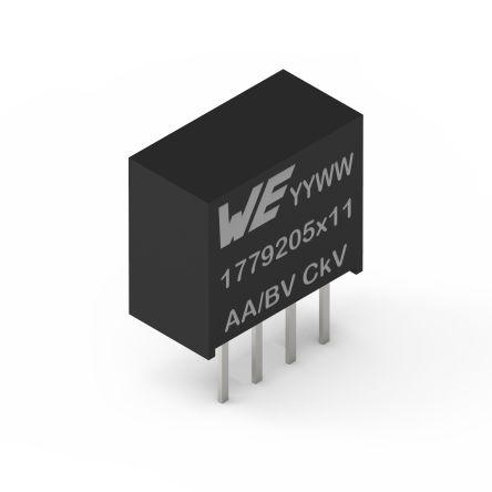Wurth Elektronik Měnič DC/DC 1779405311 5kanálový 400 mA 5V -0.3 V, počet kolíků: 4 kolíkový, SIP-4