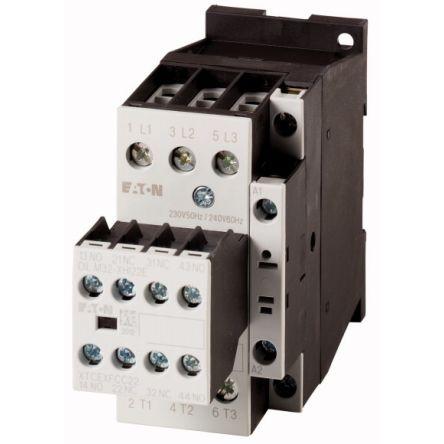 Eaton Stykač napětí ve vinutí 240V 3pólový 45 A 400V 14 kW Řízení motoru, Reverzační, rozsah: DILM