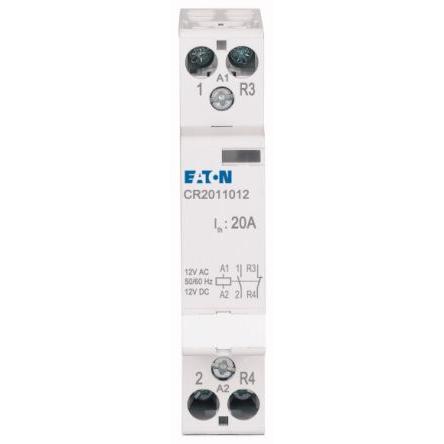 Eaton Instalační stykač napětí ve vinutí 12V ac/dc 3pólový 20 A 400V s 1 NO/1 NC kontakty Reverzační, rozsah: DILM