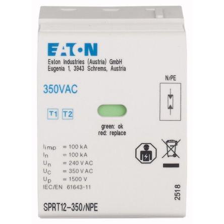 Eaton Svodič přepětí, rozsah: SPRT12 100 kA 350 V ac