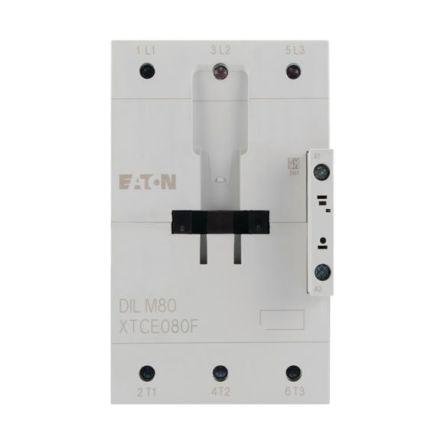 Eaton Stykač napětí ve vinutí 220V ac/dc, 230 V ac/dc 3pólový 400V 37 kW 110V dc, 130 V dc Řízení motoru, Reverzační,