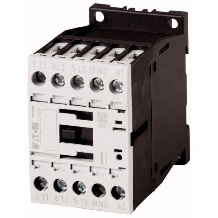 Eaton Stykač napětí ve vinutí 220V 3pólový 12 A 400V 6.5 kW s 1 NO kontakty Reverzační, rozsah: DILM