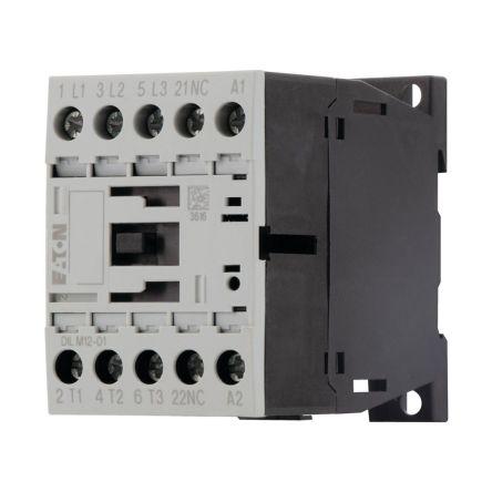 Eaton Stykač napětí ve vinutí 24V 3pólový 400V 5.5 kW s 1 NC kontakty 24V ac Řízení motoru, Reverzační, rozsah: DILM 3P